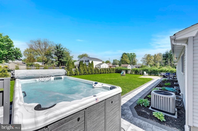 20 Wolfpack Rd, Hamilton, NJ 08619 - exterior space with a hot tub