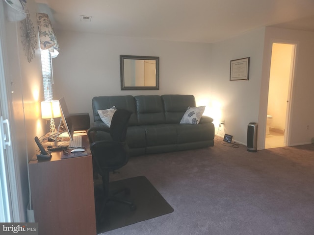 1512 Marcy Pl Unit B, Philadelphia, PA 19115 - living area with carpet floors