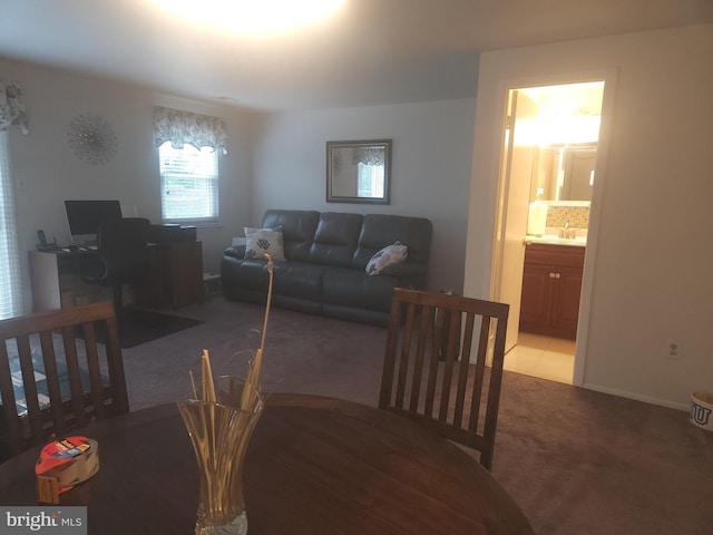 1512 Marcy Pl Unit B, Philadelphia, PA 19115 - dining room with light carpet