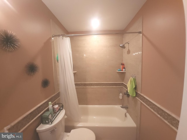1512 Marcy Pl Unit B, Philadelphia, PA 19115 - full bath featuring toilet and shower / bath combo