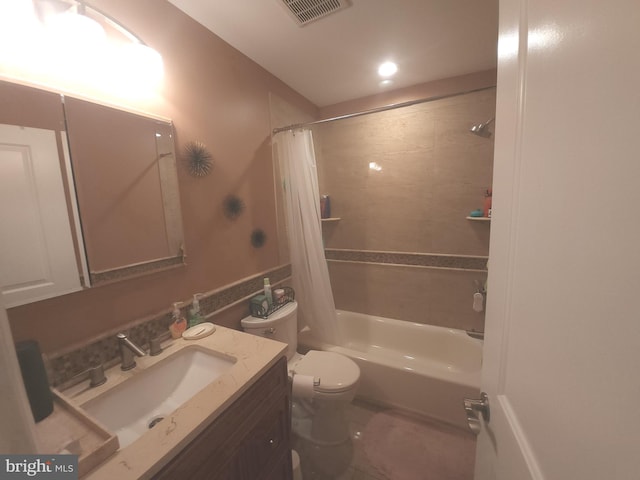 1512 Marcy Pl Unit B, Philadelphia, PA 19115 - full bathroom with vanity and shower / bath combo with shower curtain