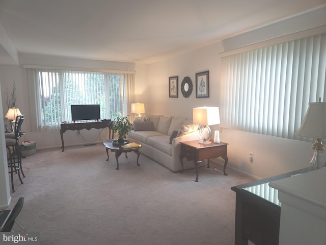 1512 Marcy Pl Unit B, Philadelphia, PA 19115 - carpeted living area with baseboards