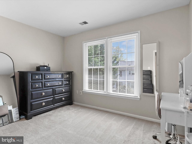 214 Primavera Cir, Sterling, VA 20165 - bedroom with light colored carpet, baseboards, and visible vents