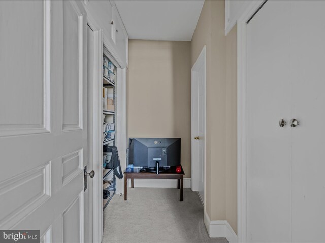 203 S George St, Charles Town, WV 25414 - corridor featuring carpet flooring and baseboards