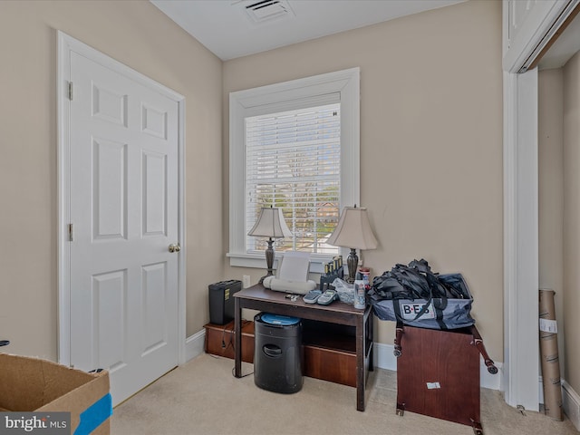 203 S George St, Charles Town, WV 25414 - office space featuring carpet flooring, visible vents, and baseboards