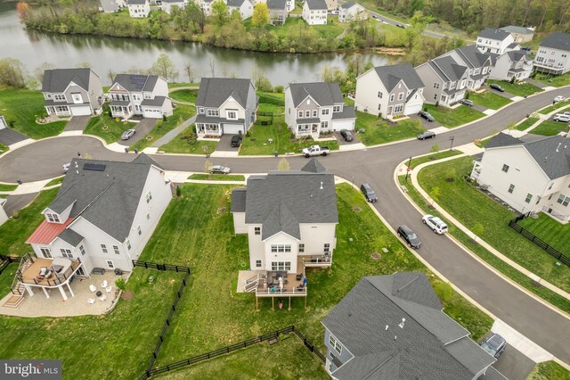 35898 Quantum Pl, Round Hill, VA 20141 - aerial view of residential area featuring a nearby body of water