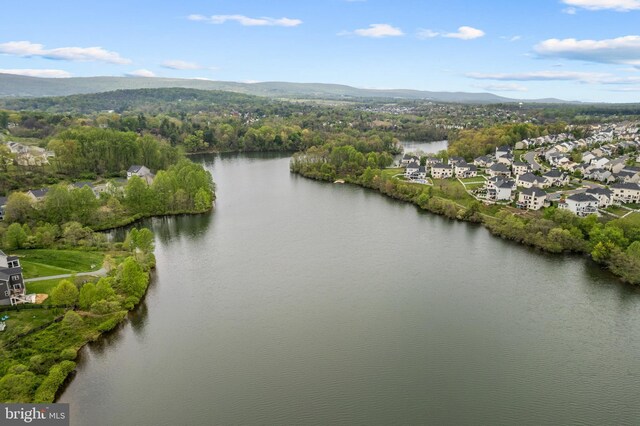 35898 Quantum Pl, Round Hill, VA 20141 - aerial view of a water and mountain view and a heavily wooded area