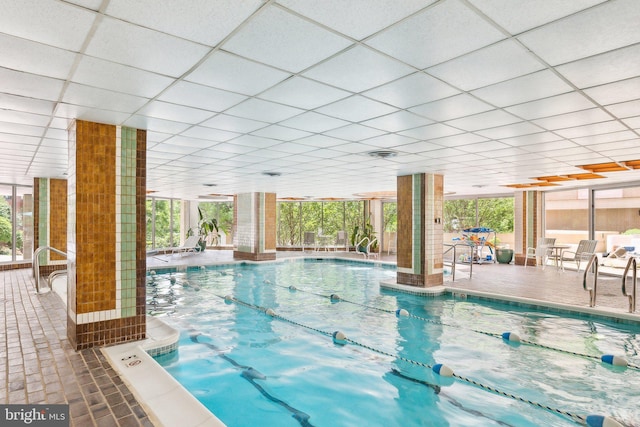 view of indoor pool
