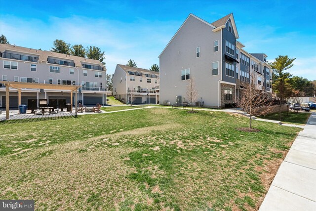 exterior space featuring a yard