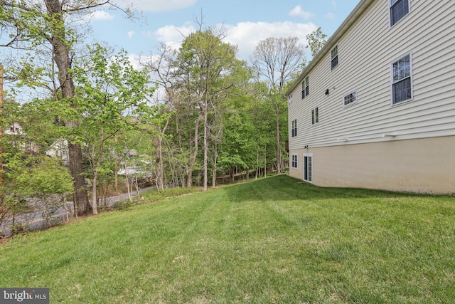 view of yard