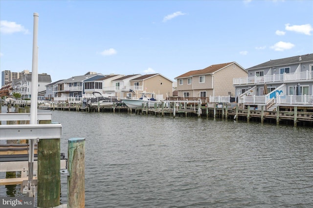 201 S Heron Dr Unit 9B, Ocean City, MD 21842 - view of dock with a water view and a residential view