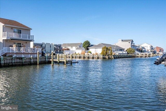 201 S Heron Dr Unit 9B, Ocean City, MD 21842 - dock area featuring a residential view and a water view