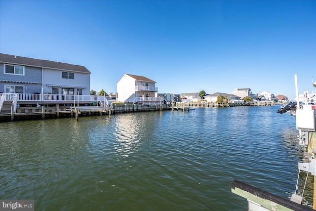 201 S Heron Dr Unit 9B, Ocean City, MD 21842 - dock area featuring a residential view and a water view