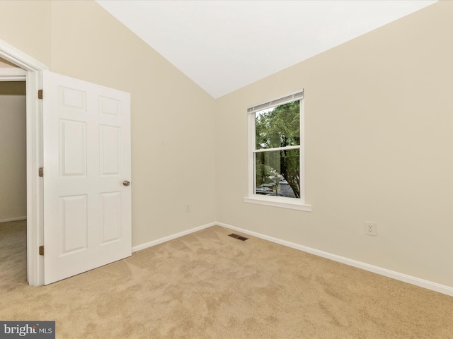 20216 Tidewinds Way, Germantown, MD 20874 - empty room with light colored carpet, baseboards, and lofted ceiling