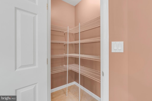 view of pantry