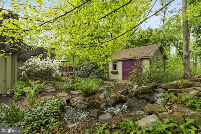 4025 Branches Ln, Doylestown, PA 18902 - view of yard with an outbuilding and a shed