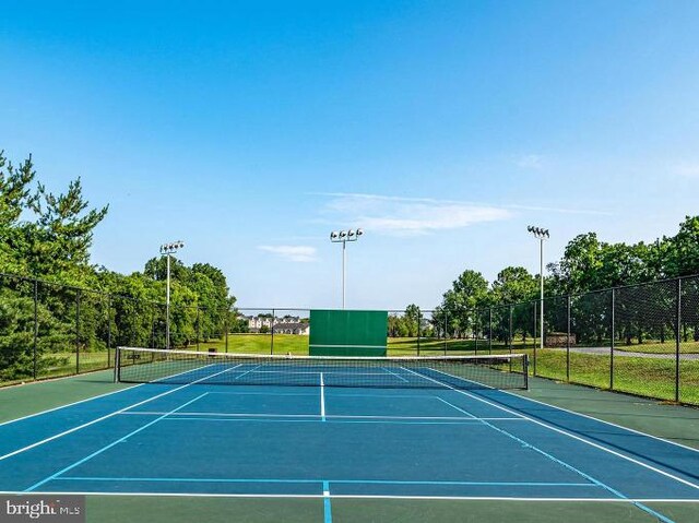 2208 Merion Pond Pond Unit 62, Woodstock, MD 21163 - view of tennis court with fence