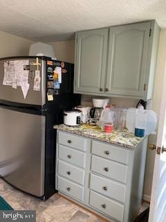 317 S Stokes St, Havre De Grace, MD 21078 - kitchen featuring freestanding refrigerator