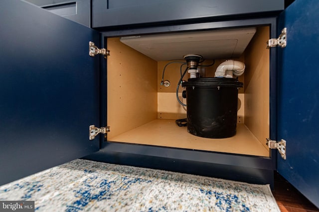 room details with light countertops