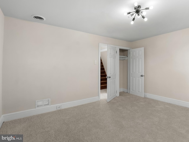 207 Matthes Ave, Wilmington, DE 19804 - unfurnished bedroom with baseboards, visible vents, and carpet flooring