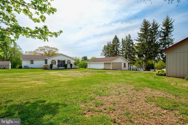view of yard