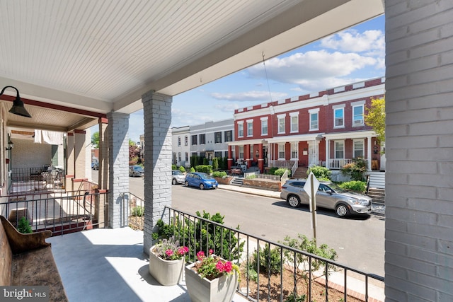 view of patio / terrace featuring a porch