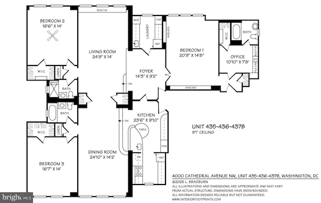 4000 Cathedral Ave NW Unit 435-436-437B, Washington, DC 20016 - room layout