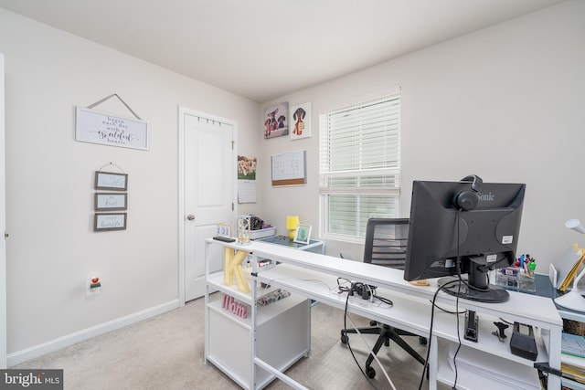 102 Magnolia Dr, Elkton, MD 21921 - office with baseboards and light carpet