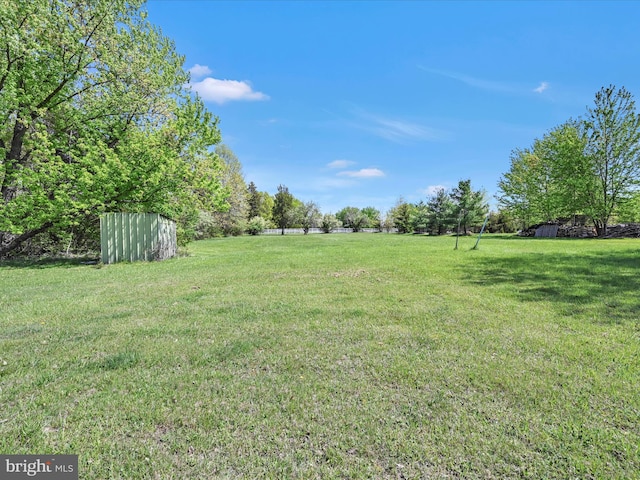 view of yard