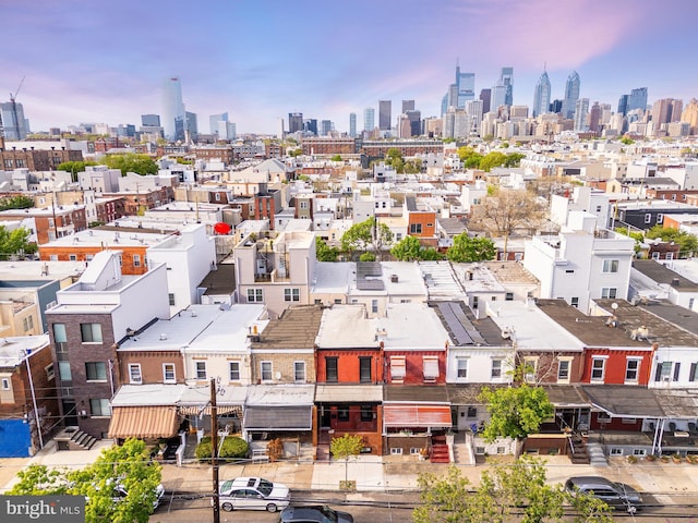 2131 Wharton St, Philadelphia, PA 19146 - birds eye view of property with a view of city