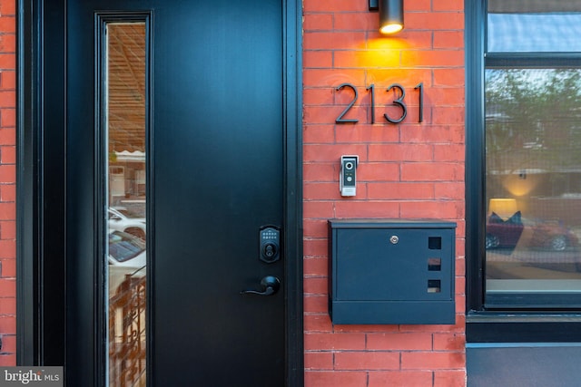 2131 Wharton St, Philadelphia, PA 19146 - entrance to property with brick siding