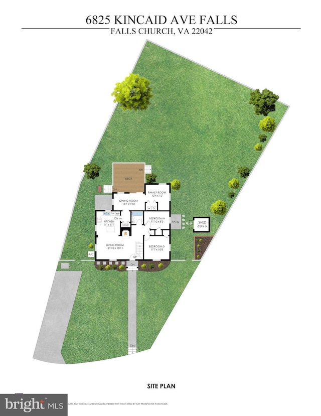 6825 Kincaid Ave, Falls Church, VA 22042 - plan