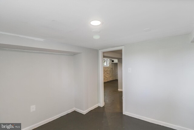 finished below grade area with baseboards