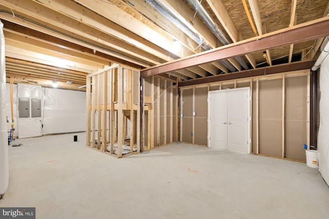 11108 King Gallahan Ct, Clinton, MD 20735 - unfinished below grade area with electric panel