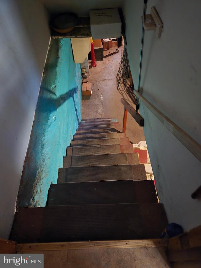 view of staircase
