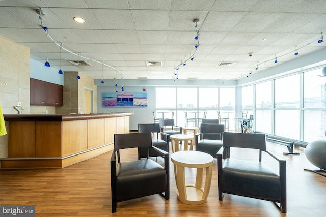 interior space featuring visible vents
