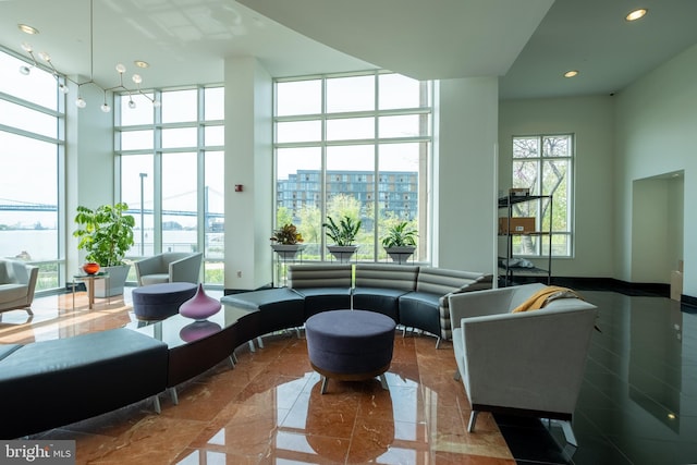 view of community lobby