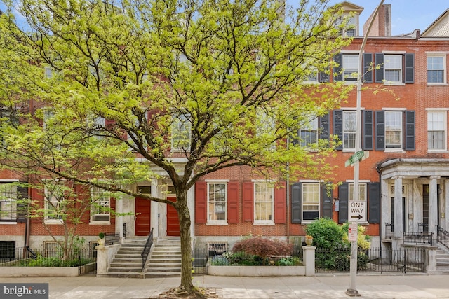 914 Spruce St Unit 9, Philadelphia, PA 19107 - view of property featuring brick siding