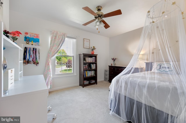 5433 Lomax Way, Woodbridge, VA 22193 - bedroom featuring carpet flooring, baseboards, and ceiling fan
