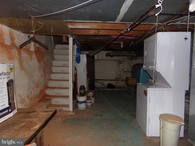 1933 N Palethorp St, Philadelphia, PA 19122 - unfinished below grade area with stairs