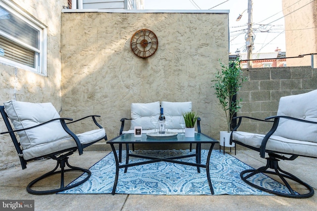 view of patio