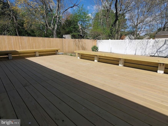22 Maricopa Trl, Browns Mills, NJ 08015 - wooden deck with a fenced backyard