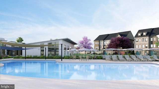 view of community pool