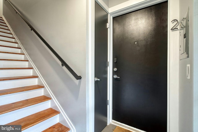 foyer entrance with stairs