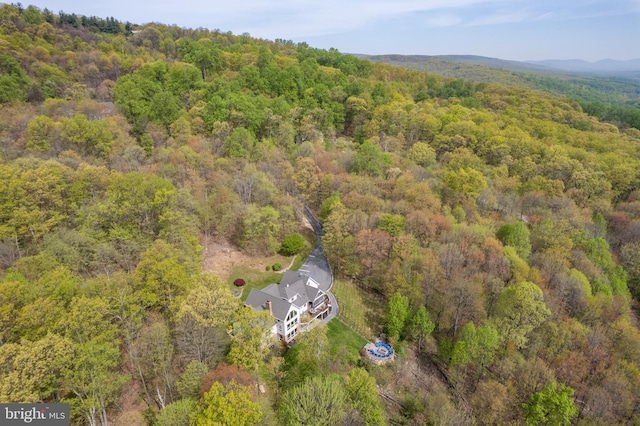 9831 Fox Rd, Frederick, MD 21702 - drone / aerial view with a forest view