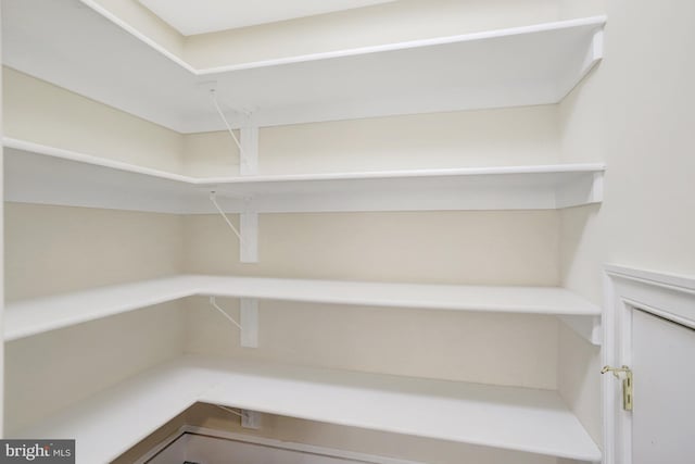 view of pantry