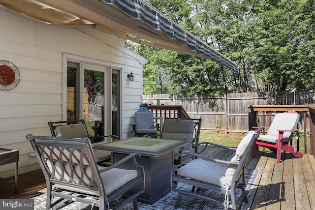 145 Palmer, Ewing, NJ 08618 - wooden deck featuring fence and outdoor dining area