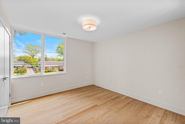 300 Ewing St, Princeton, NJ 08540 - empty room with light wood-style floors and baseboards