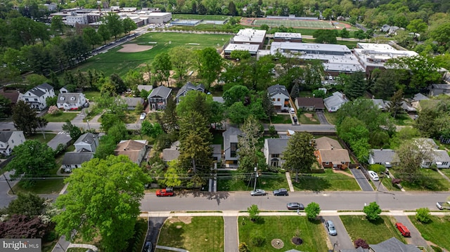 300 Ewing St, Princeton, NJ 08540 - aerial view of property and surrounding area featuring nearby suburban area