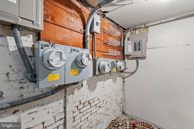 utility room with electric panel